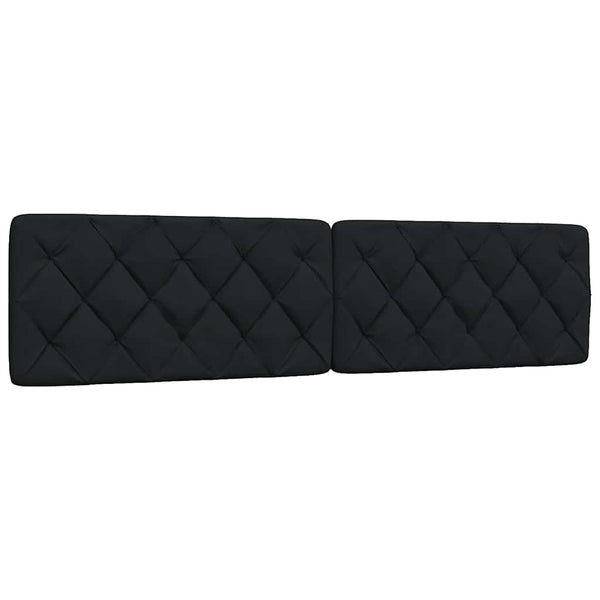 Bett mit Matratze Schwarz 200x200 cm