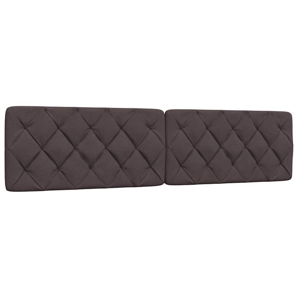 Bett mit Matratze Dunkelbraun 200x200 cm