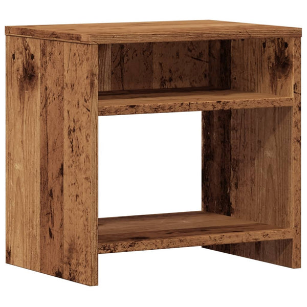 Nachttisch Altholz-Optik 40x30x40 cm