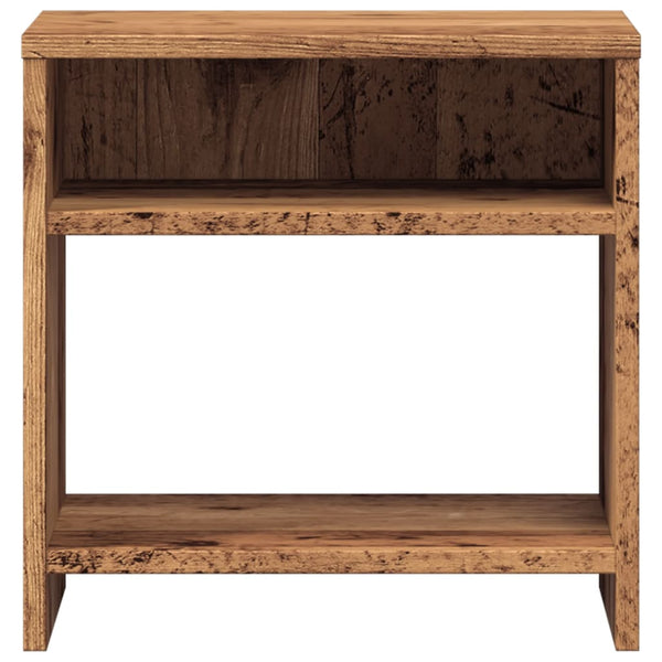 Nachttisch Altholz-Optik 40x30x40 cm