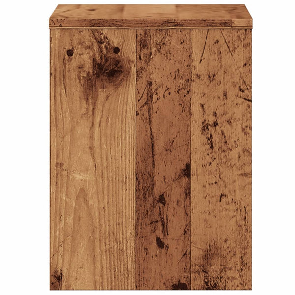 Nachttisch Altholz-Optik 40x30x40 cm