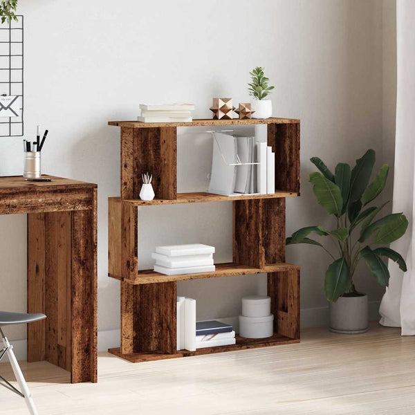 Bücherregal Altholz-Optik 80x96 cm