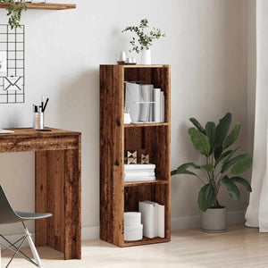 Bücherregal Altholz-Optik 36x30x114 cm