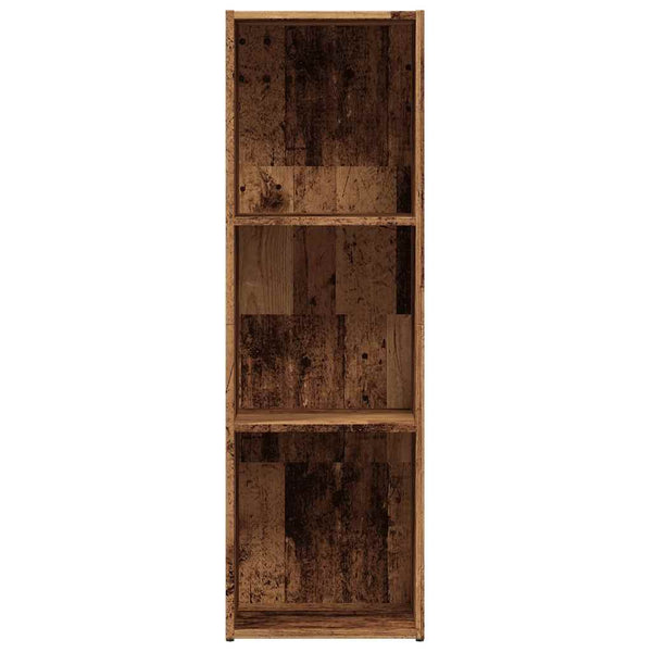 Bücherregal Altholz-Optik 36x30x114 cm