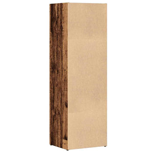 Bücherregal Altholz-Optik 36x30x114 cm