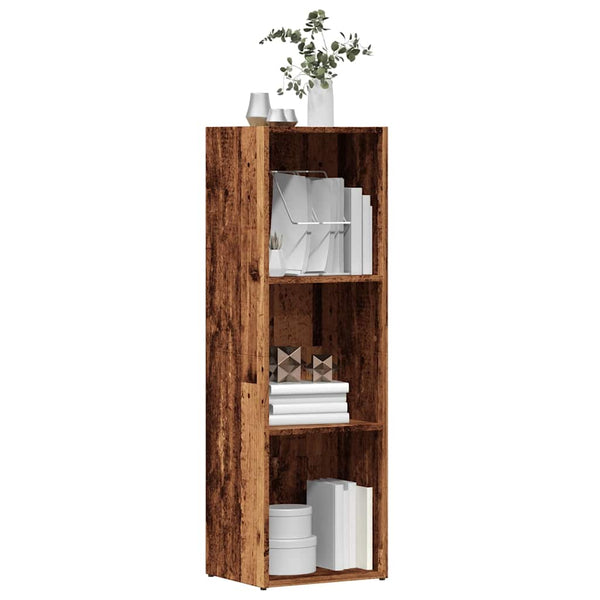 Bücherregal Altholz-Optik 36x30x114 cm