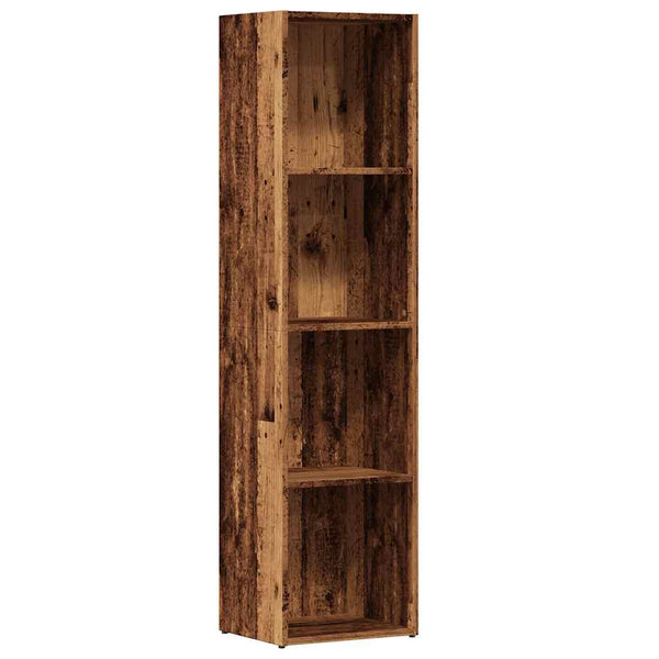 Bücherregal Altholz-Optik, 143 cm hoch