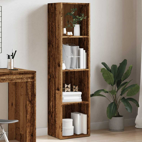 Bücherregal Altholz-Optik, 143 cm hoch