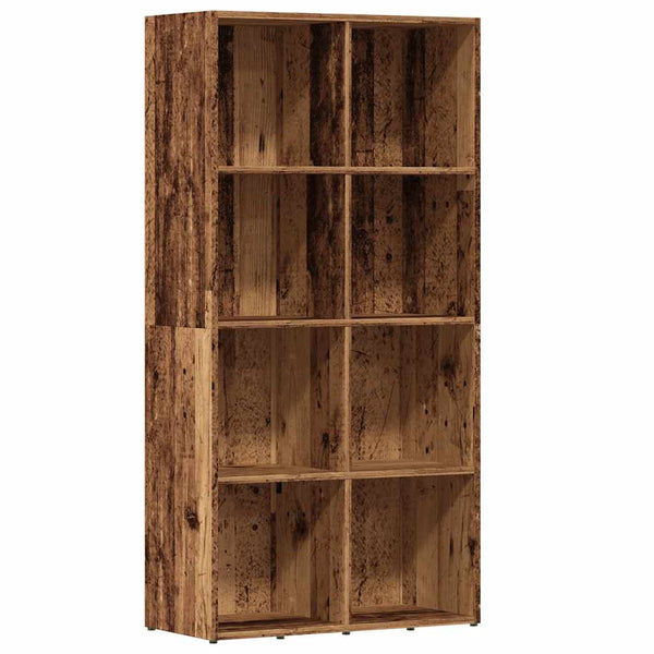 Bücherregal Altholz-Optik, 130 cm hoch