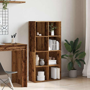 Bücherregal Altholz-Optik, 130 cm hoch