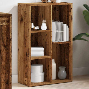 Bücherregal Altholz-Optik, 130 cm hoch