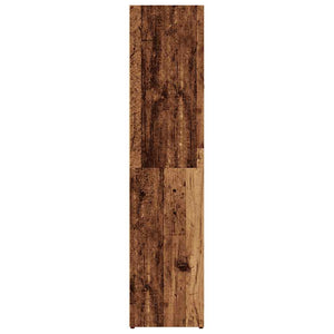 Bücherregal Altholz-Optik, 130 cm hoch