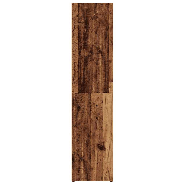 Bücherregal Altholz-Optik, 130 cm hoch
