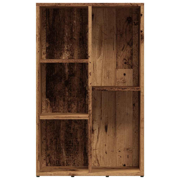 Bücherregal Altholz-Optik, 80 cm hoch
