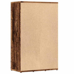 Bücherregal Altholz-Optik, 80 cm hoch