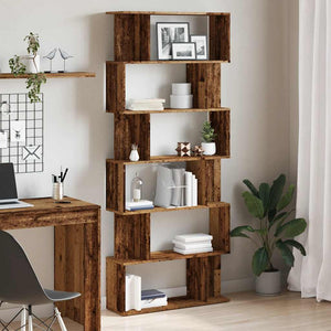 Bücherregal Altholz-Optik, 192 cm hoch