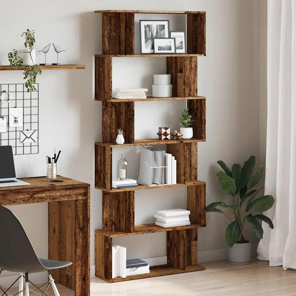 Bücherregal Altholz-Optik, 192 cm hoch
