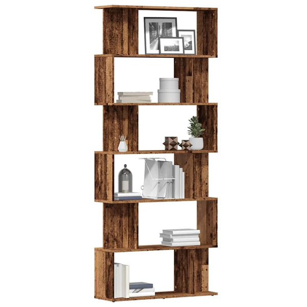 Bücherregal Altholz-Optik, 192 cm hoch