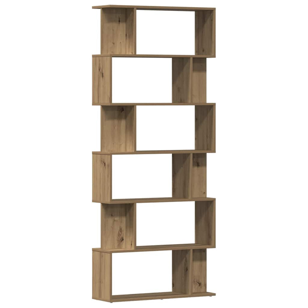 vidaXL Bookshelf Artisan Oak 80x24x192 cm Engineered Wood