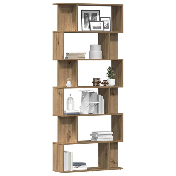 Bücherregal Artisan Eiche 80x24x192 cm