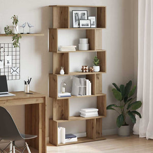 Bücherregal Artisan Eiche 80x24x192 cm