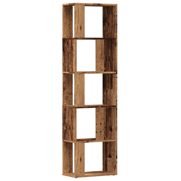 Bücherschrank Altholz-Optik 45x24x159 cm
