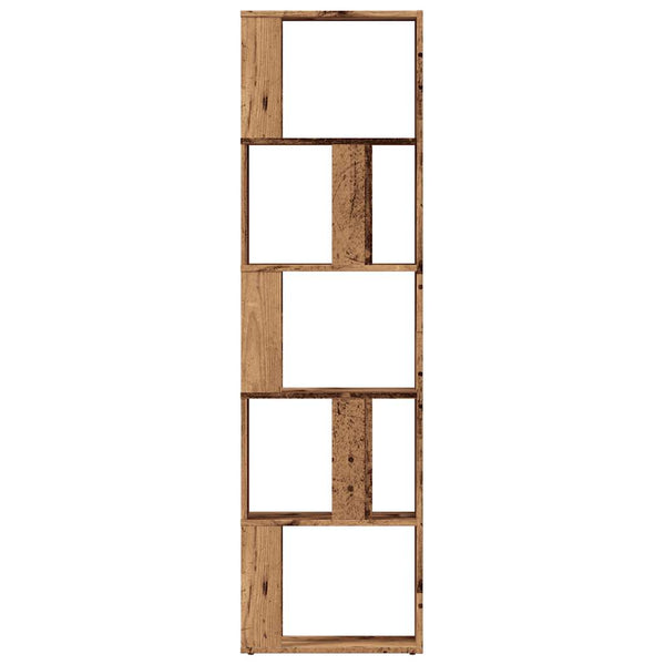 Bücherschrank Altholz-Optik 45x24x159 cm