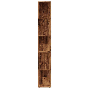 Bücherschrank Altholz-Optik 45x24x159 cm