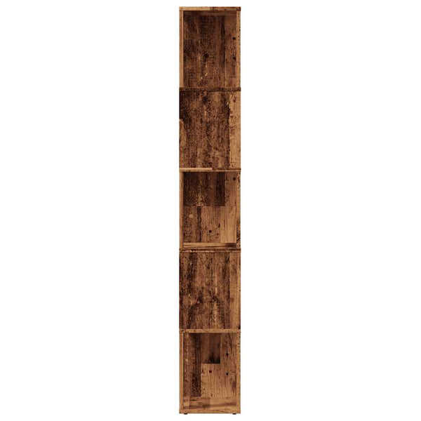 Bücherschrank Altholz-Optik 45x24x159 cm