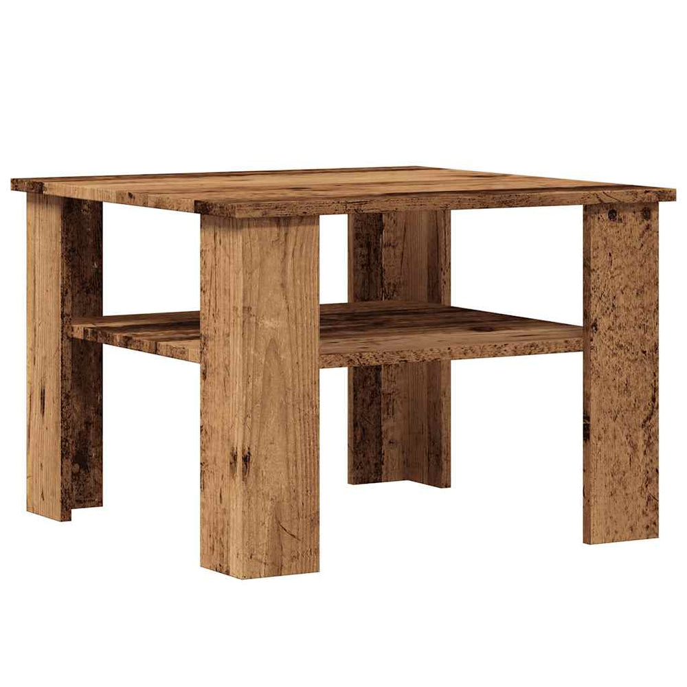 vidaXL Coffee Table Reclaimed Wood Look 60x60x42 cm Engineered Wood