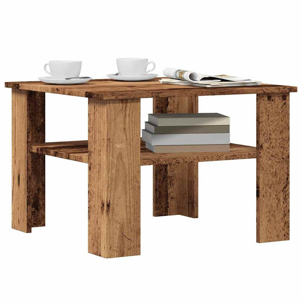 Couchtisch Altholz-Optik 60x60 cm