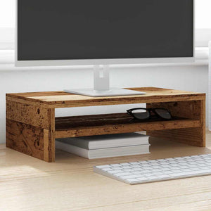 Monitorständer Altholz-Optik