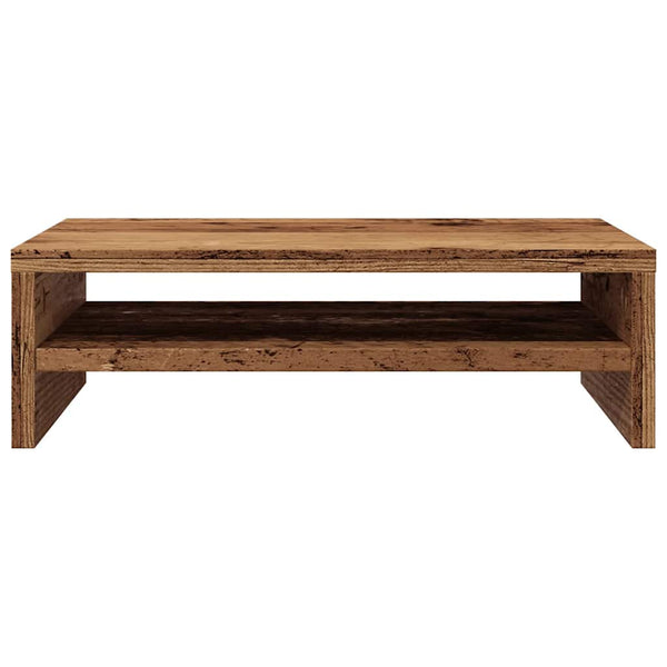Monitorständer Altholz-Optik