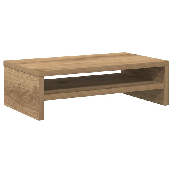 vidaXL Support d'écran chêne Artisan 42x24x13 cm Bois d'ingénierie