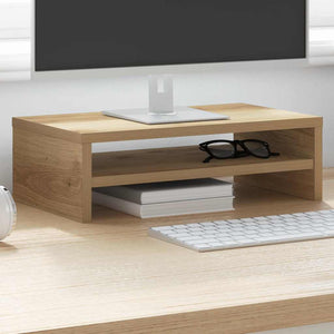 vidaXL Support d'écran chêne Artisan 42x24x13 cm Bois d'ingénierie