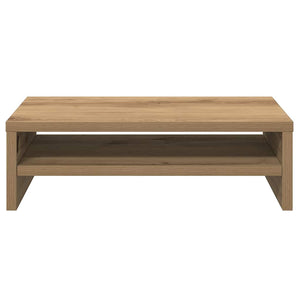 vidaXL Support d'écran chêne Artisan 42x24x13 cm Bois d'ingénierie