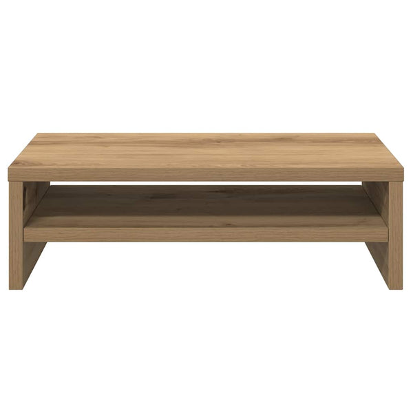 vidaXL Support d'écran chêne Artisan 42x24x13 cm Bois d'ingénierie