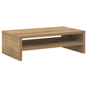 vidaXL Support d'écran chêne Artisan 42x24x13 cm Bois d'ingénierie