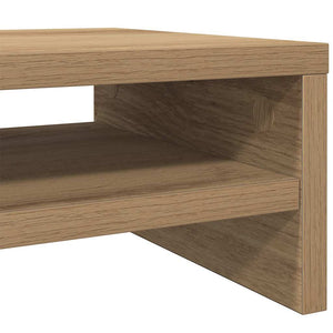 vidaXL Support d'écran chêne Artisan 42x24x13 cm Bois d'ingénierie