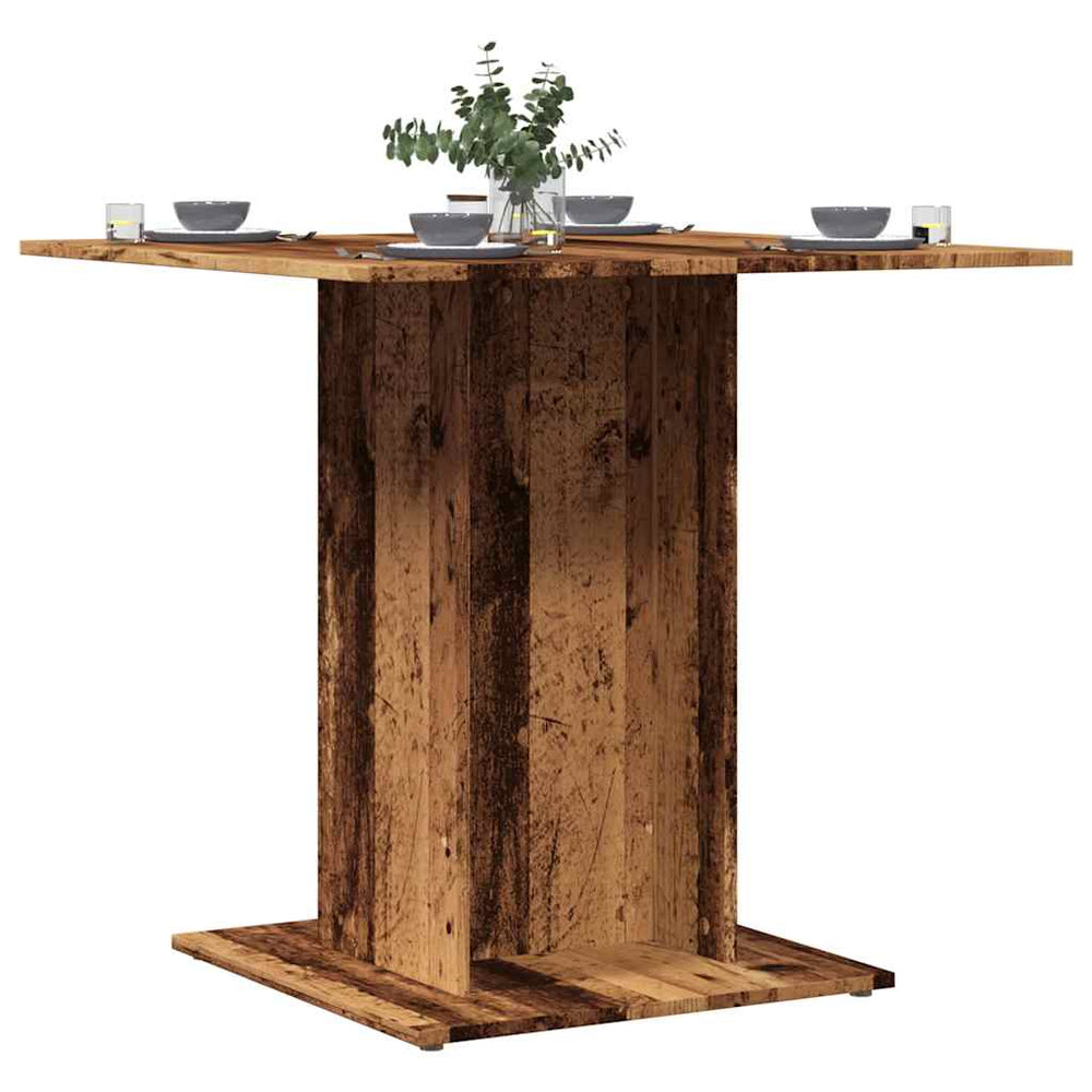 Esstisch Altholz-Optik 80x80 cm
