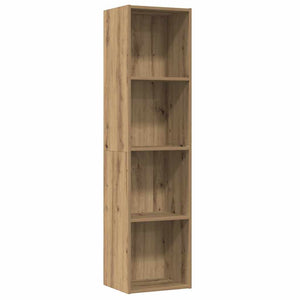 Bücherregal TV-Schrank Altholz-Optik 36x30x143 cm
