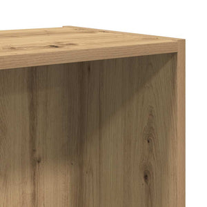 Bücherregal TV-Schrank Altholz-Optik 36x30x143 cm