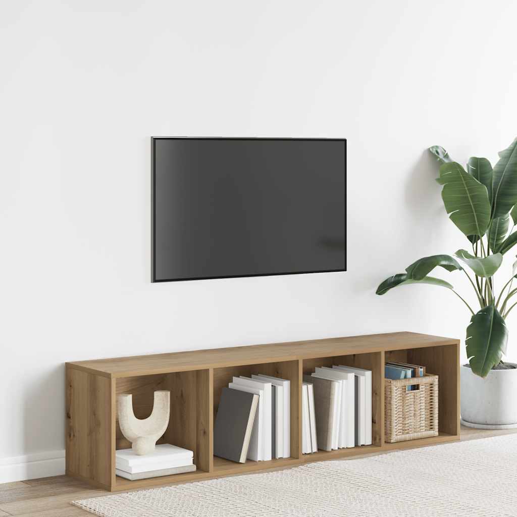Bücherregal TV-Schrank Artisan-Eiche 143 cm