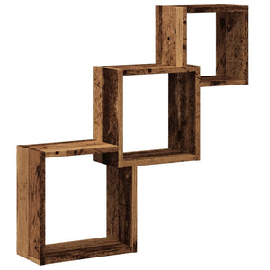 Würfelregal Altholz-Optik 68x68 cm