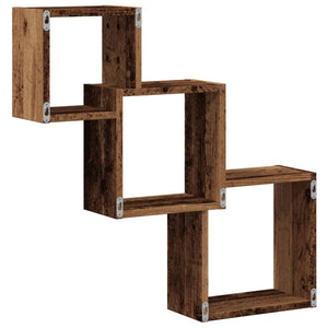 Würfelregal Altholz-Optik 68x68 cm
