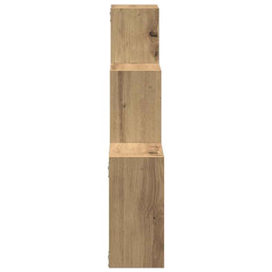 Wandregal Artisan-Eiche 68x15x68 cm