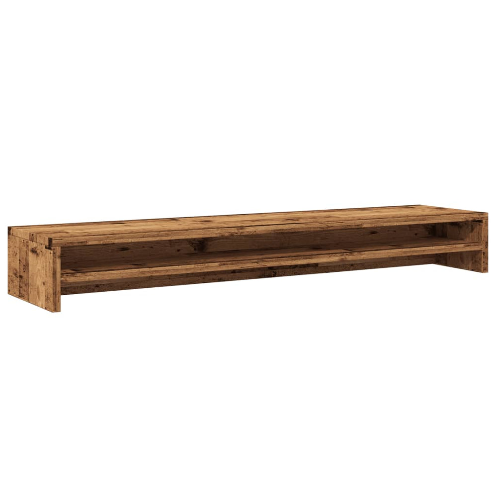Monitorständer Altholz-Optik 100 cm