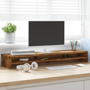 Monitorständer Altholz-Optik 100 cm