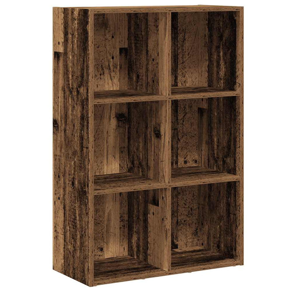 vidaXL Bookcase/Sideboard Reclaimed Wood Look 66x30x98 cm Engineered Wood