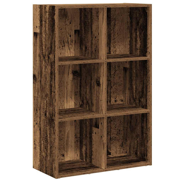 Bücherregal Sideboard Altholz-Optik 66x98 cm